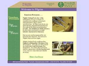 Pilgrim Cutting Tools Website