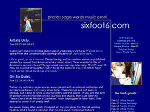 Navy Weblog Design